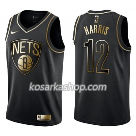 Dres Brooklyn Nets Joe Harris 12 Nike Crna Golden Edition Swingman